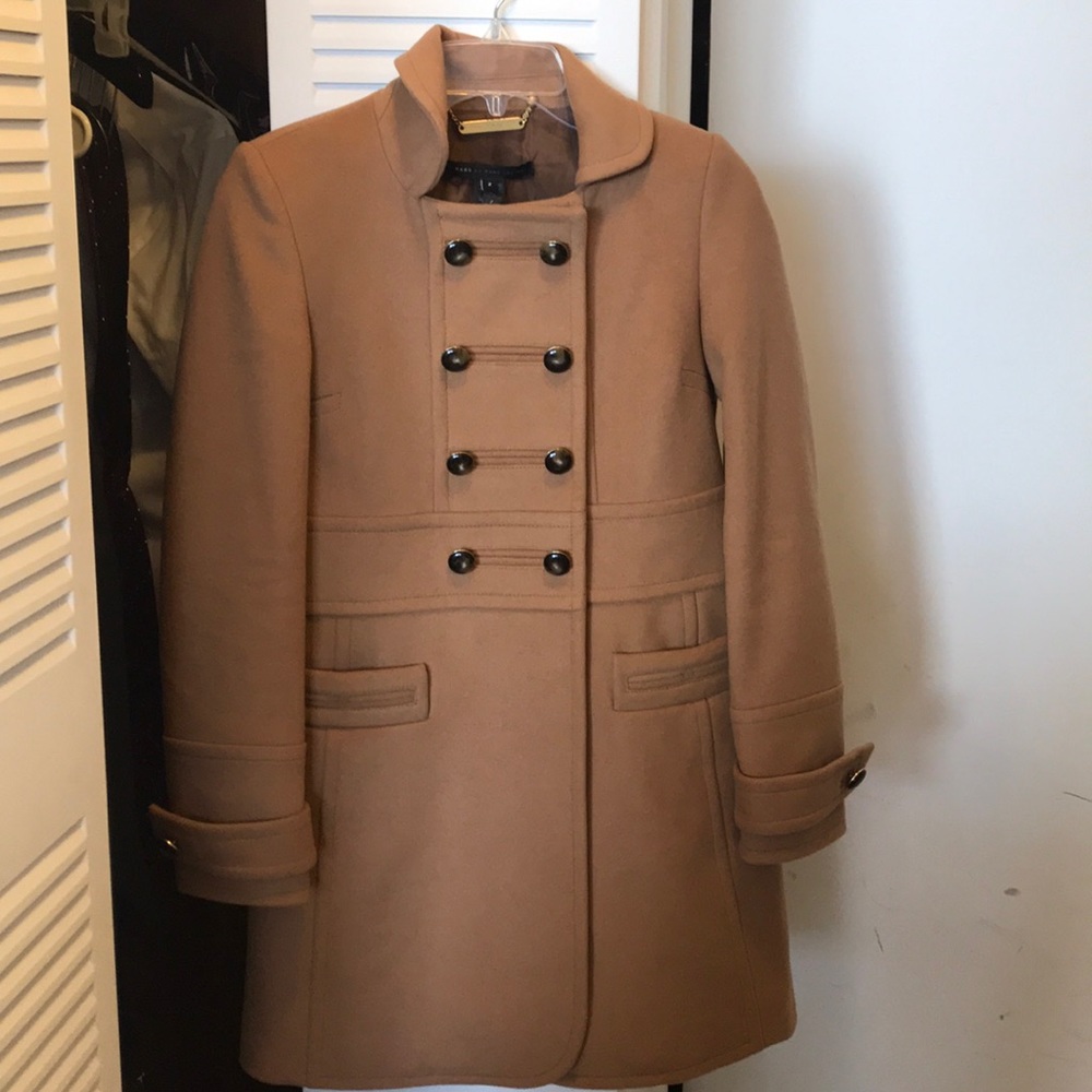 Marc by Marc Jacobs tan wool coat- size 2